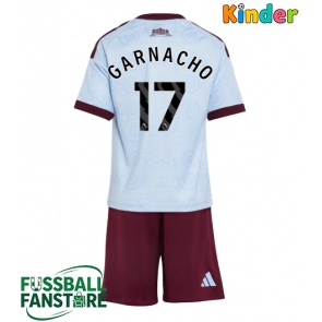 Aston Villa Alejandro Garnacho #17 Replik 3rd trikot Kinder 2026-27 Kurzarm (+ Kurze Hosen)